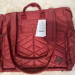 Lug NWT Soprano tote Rosewood Red